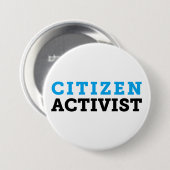 Button burgeractiviste (Voorkant /achterkant)