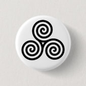 Button Celtic Triskelion (Trisaking) (Voorkant)