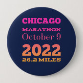 Button Chicago Marathon 2022 (Voorkant)