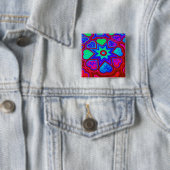 Button 'Colorful Love' Square (In situ)