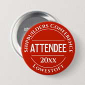 Button conferentietoegangspasje (Voorkant /achterkant)