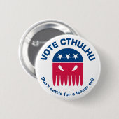 Button Cthulhu (Voorkant /achterkant)