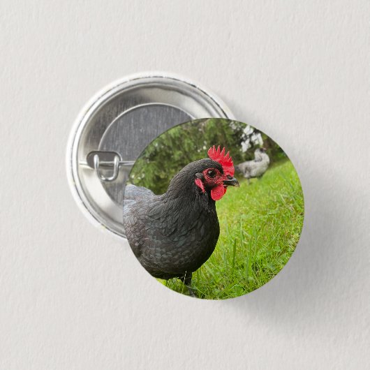Button Cute Rooster  (Voorkant /achterkant)
