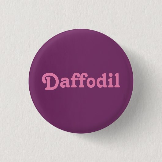 Button Daffodil (Voorkant)