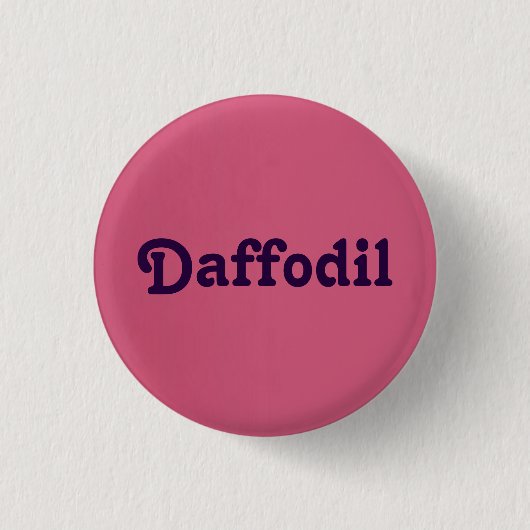 Button Daffodil (Voorkant)