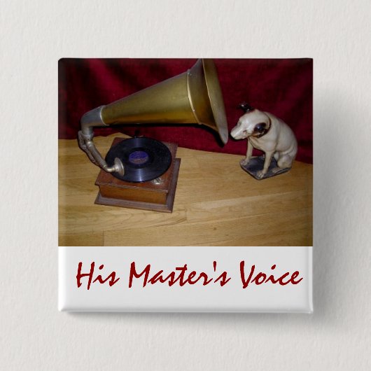 Button - De stem van zijn meester (Voorkant)
