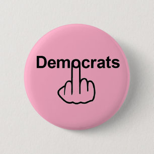 Button-democraten Ronde Button 5,7 Cm