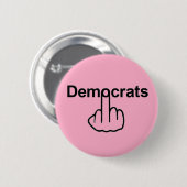 Button-democraten Ronde Button 5,7 Cm (Voorkant /achterkant)