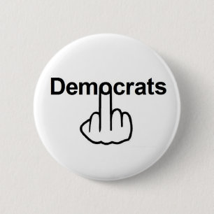 Button-democraten Ronde Button 5,7 Cm