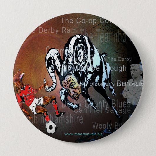 Button "Derby Fan Fayre" (Voorkant)