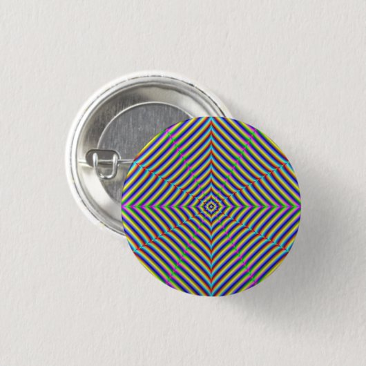 Button Dizzy Geometry (Voorkant /achterkant)