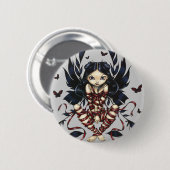 Button "Donkere lintbaars" (Voorkant /achterkant)