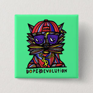 Button "Dope Evolution" op het plein