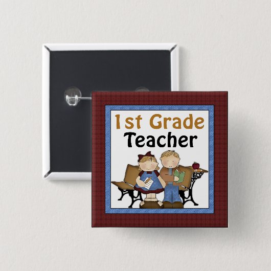 Button eerste graad leraar (Voorkant /achterkant)