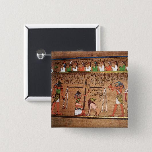 Button Egypte-Hieroglyphs (Voorkant /achterkant)