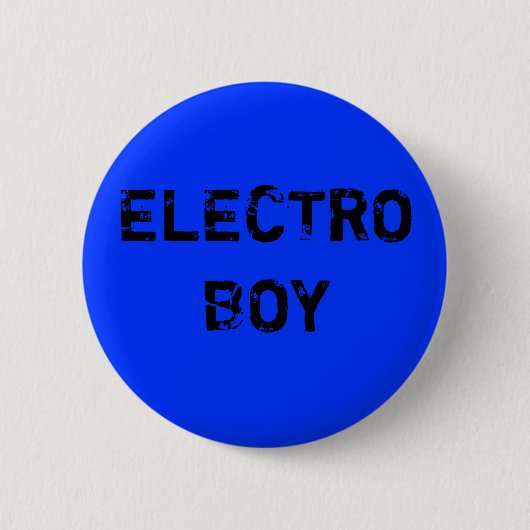Button elektrojongen (Voorkant)