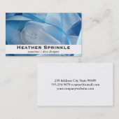 Button en lint visitekaartje (Voorkant / Achterkant)