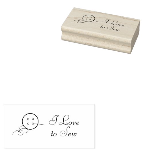 Button- en threadkunststempel rubberstempel (Gestempeld)