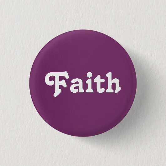 Button Faith (Voorkant)
