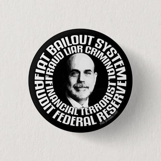 Button financieel terrorisme (Voorkant)