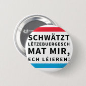 Button for People who Learn Luxembourgish (Voorkant /achterkant)