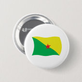 Button Franse vlag Guyana (Voorkant /achterkant)