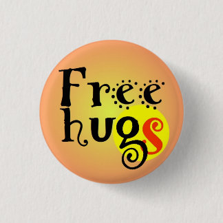 button Free hugs GS enterlaced 3,2 cm