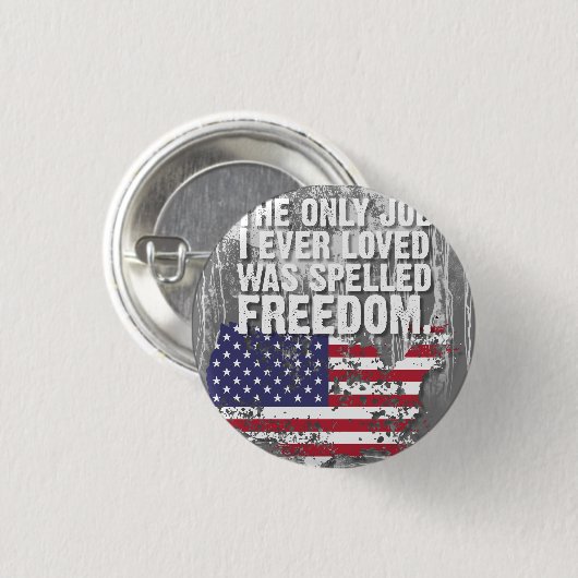 Button – Freedom Job (Voorkant /achterkant)
