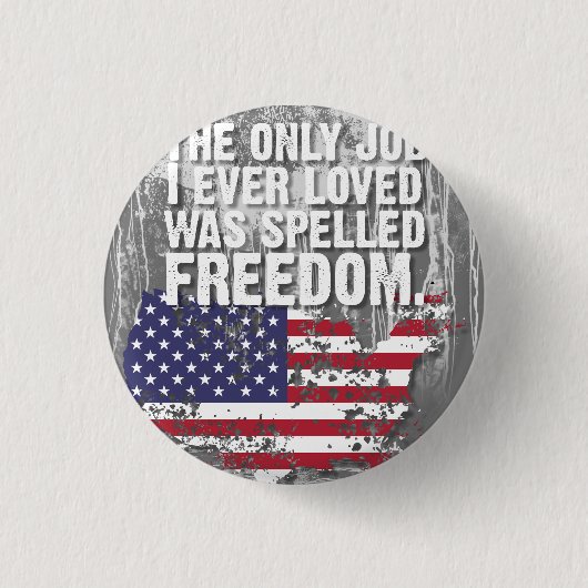 Button – Freedom Job (Voorkant)