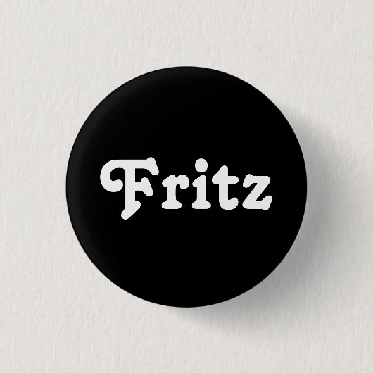 Button Fritz (Voorkant)