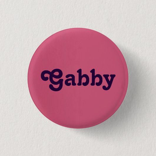 Button Gabby (Voorkant)