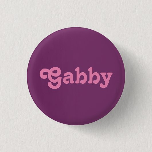 Button Gabby (Voorkant)