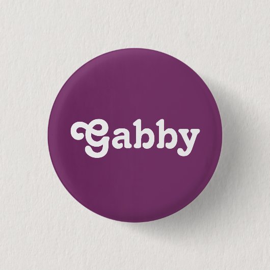 Button Gabby (Voorkant)