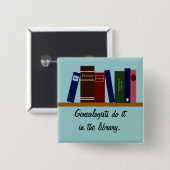 Button - Genealogen doen het... (Voorkant /achterkant)