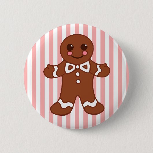 Button Gingerbrood Man (Voorkant)