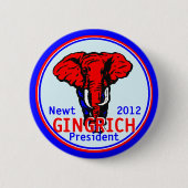 Button Gingrich 2012 (Voorkant)