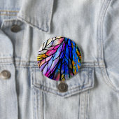 Button Glas in lood venster pop (In situ)