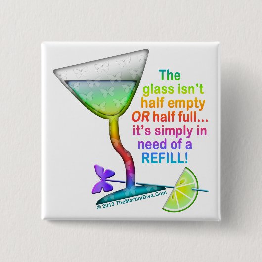 Button - GLASHALF VOLLEDIG (Voorkant)