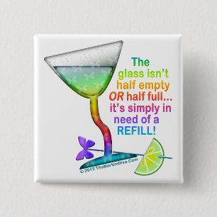 Button - GLASHALF VOLLEDIG