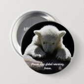 Button Global Warming Polar Beer stoppen (Voorkant /achterkant)