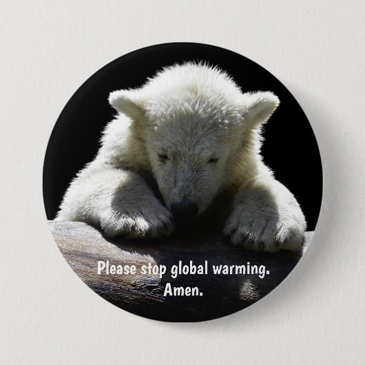 Button Global Warming Polar Beer stoppen (Voorkant)