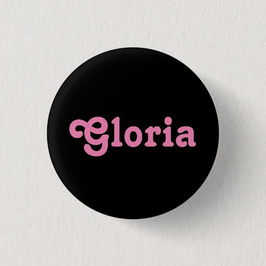 Button Gloria (Voorkant)