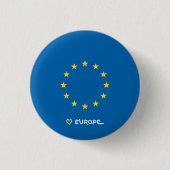 Button Golden Stars van de Europese Unie (Voorkant)