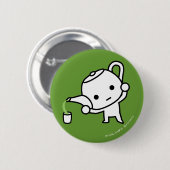 Button - groene thee - GreenBack (Voorkant /achterkant)