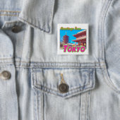 Button "Groeten uit Tokio" (In situ)