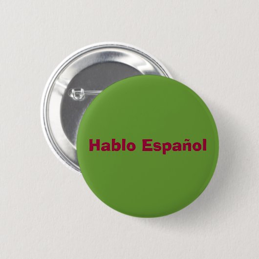 Button "Hablo Espanol" (Voorkant /achterkant)