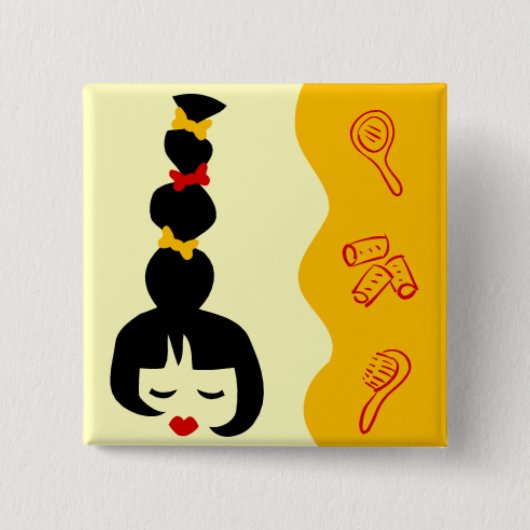 Button Hairdresser (Voorkant)