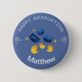 Button - Happy Afstuderen Personaliseren - Naam to (Voorkant)