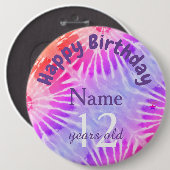 Button Happy Birthday - HAMbyWG (Voorkant /achterkant)