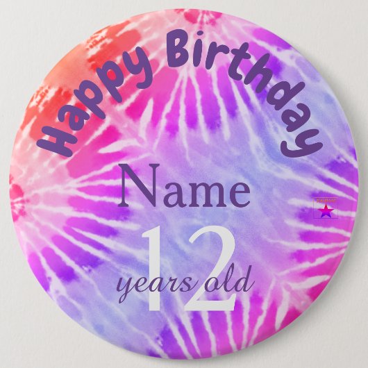 Button Happy Birthday - HAMbyWG (Voorkant)